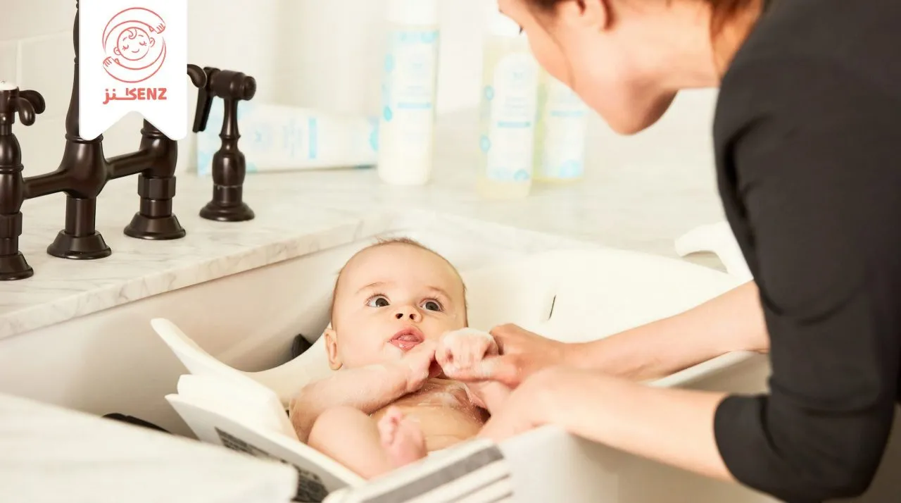 استحمام الطفل الرضيع